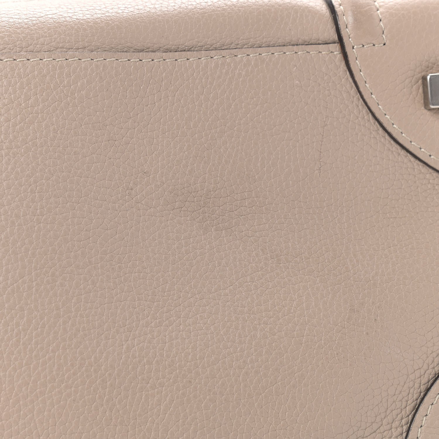 Celine Drummed Calfskin Mini Luggage Dune 14 of 18