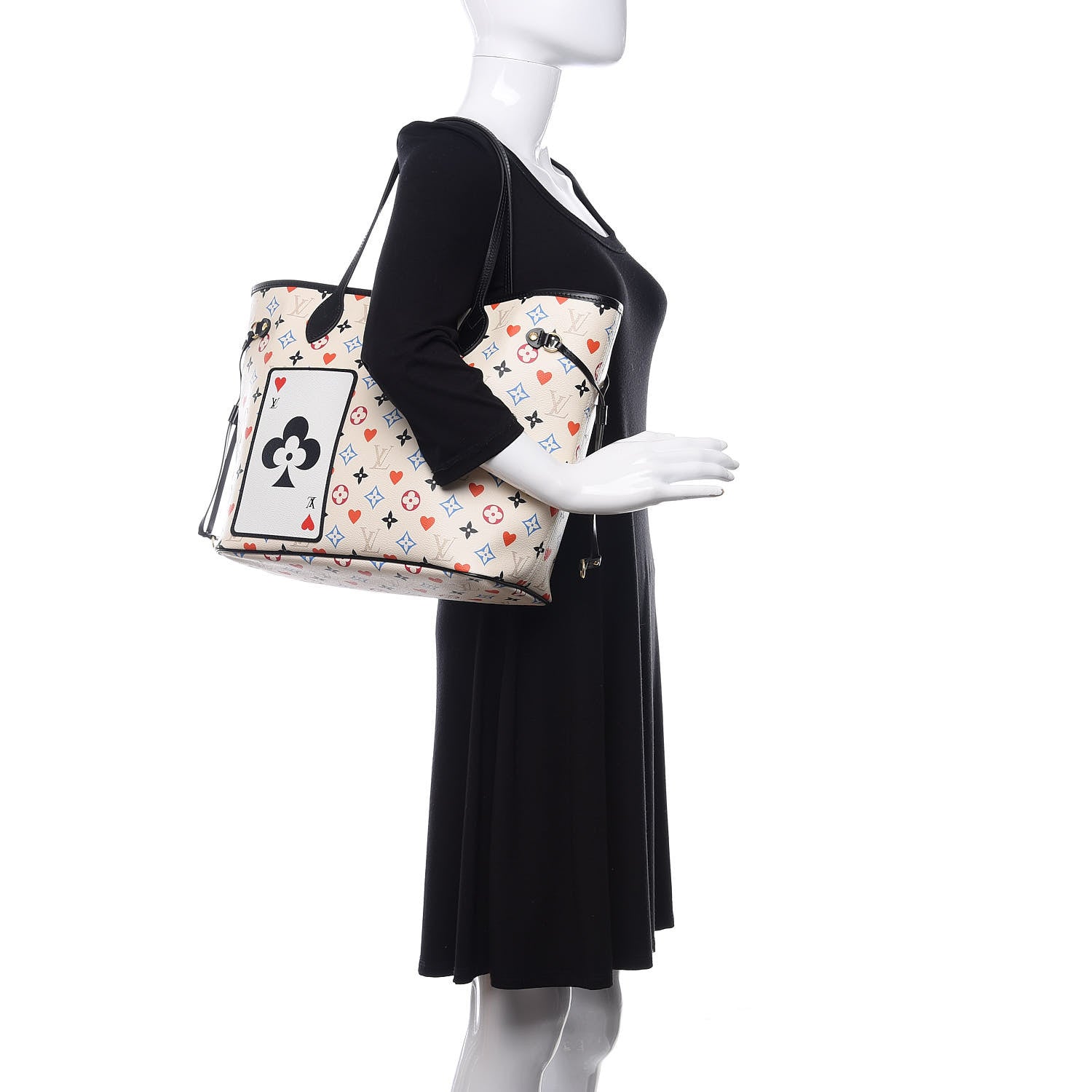 Louis Vuitton Game On Neverfull MM White 2 of 10