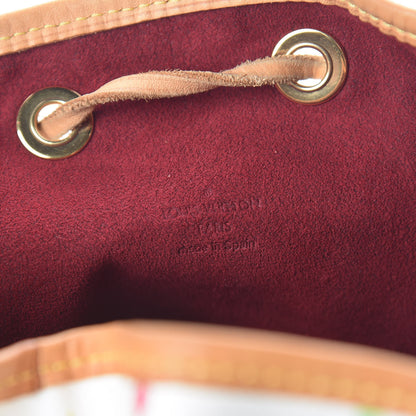 Louis Vuitton Monogram Multicolor Petit Noe White 6 of 10