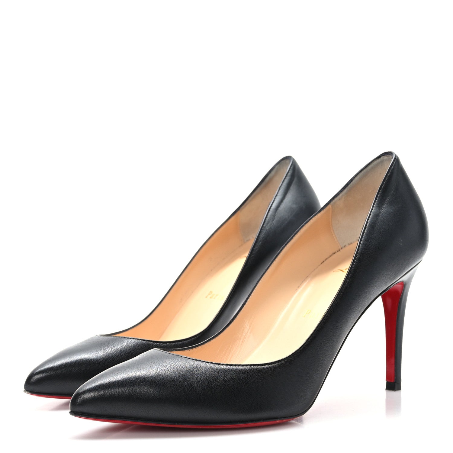 Christian Louboutin Shiny Nappa Pigalle Follies 85 Pumps 38 Black 3 of 8