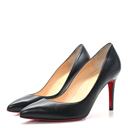 Christian Louboutin Shiny Nappa Pigalle Follies 85 Pumps 38 Black 3 of 8
