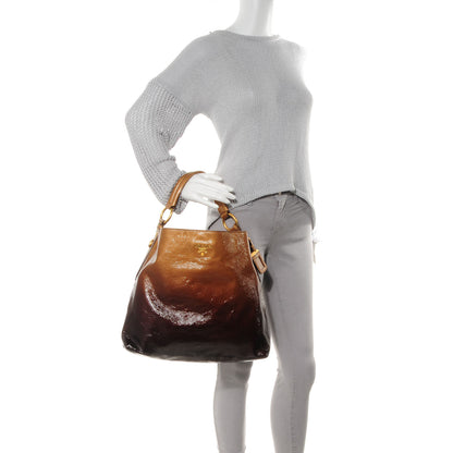 Prada Vernice Sfumata Bag Blond Mordore 2 of 12