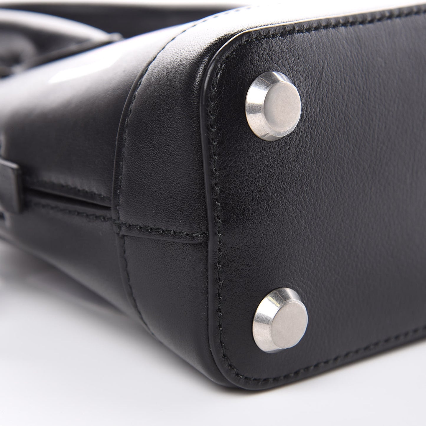 Calfskin I Love Techno XXS Ville Top Handle Bag Black Multicolor