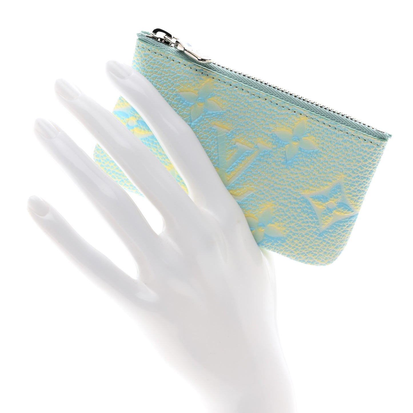 Empreinte Monogram Summer Stardust Key Pouch Water Green