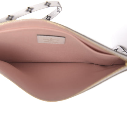 Louis Vuitton Monogram Giant Neverfull MM GM Pochette White 5 of 7