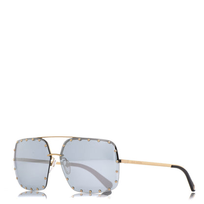 Louis Vuitton The Party Square Sunglasses Z2372W Silver 1 of 9