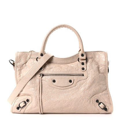 Balenciaga Agneau Arena Classic Hardware Medium Le City Almond 1 of 10