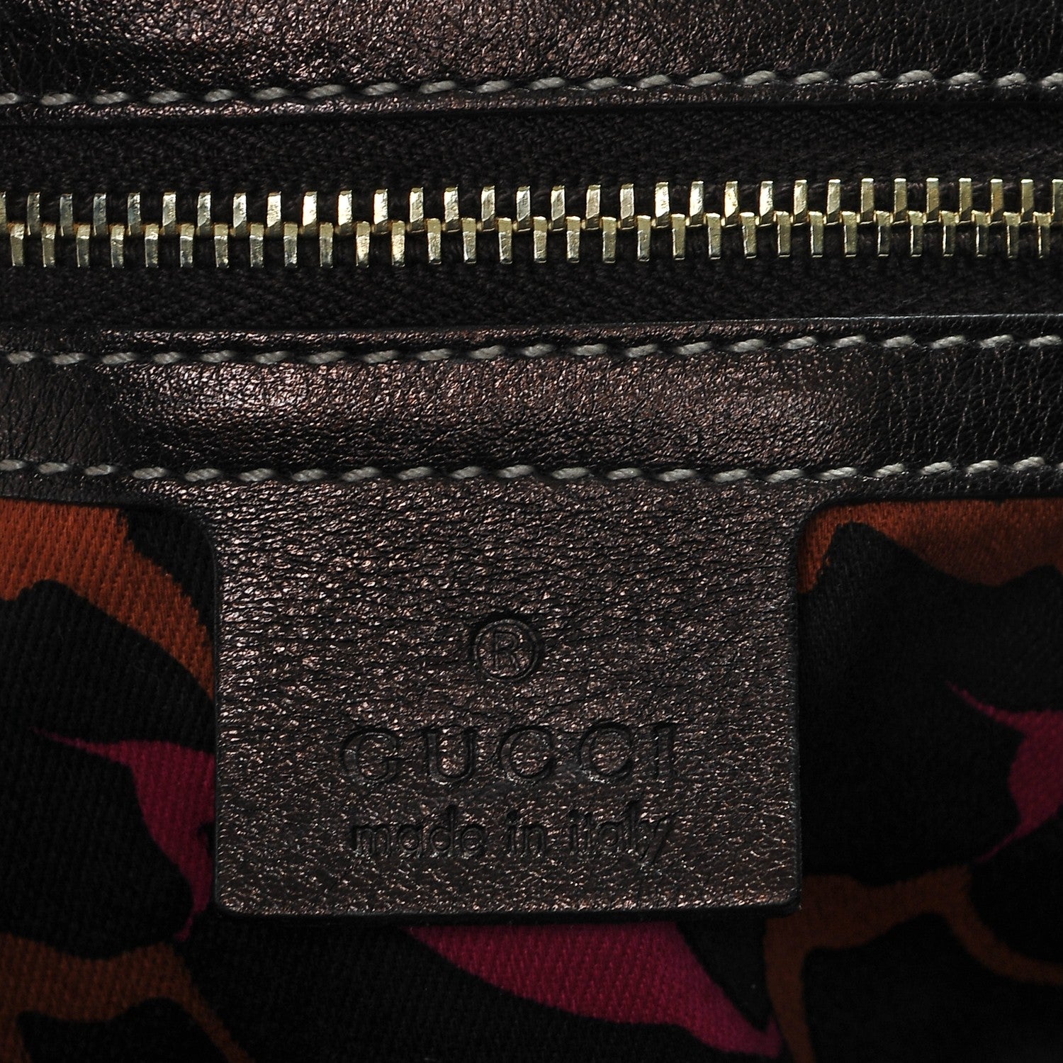 Gucci Monogram Mink Indy Small Top Handle Bag Metallic 11 of 12