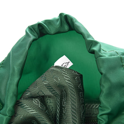 Prada Nylon Vela Saffiano Double Buckle Backpack Oleandro 7 of 10