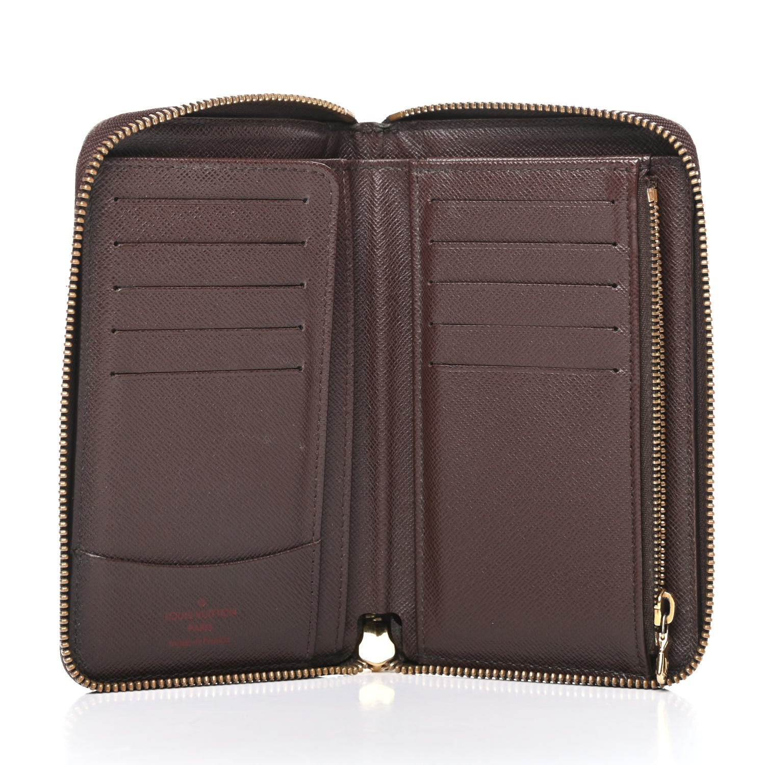 Louis Vuitton Damier Ebene Zippy Compact Wallet 5 of 6