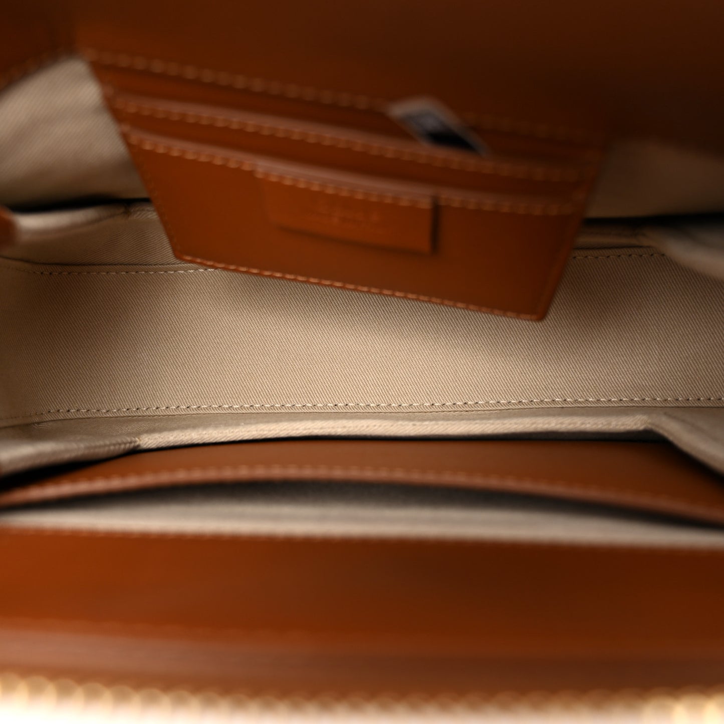 Calfskin Suede Small Roy Bag Caramel