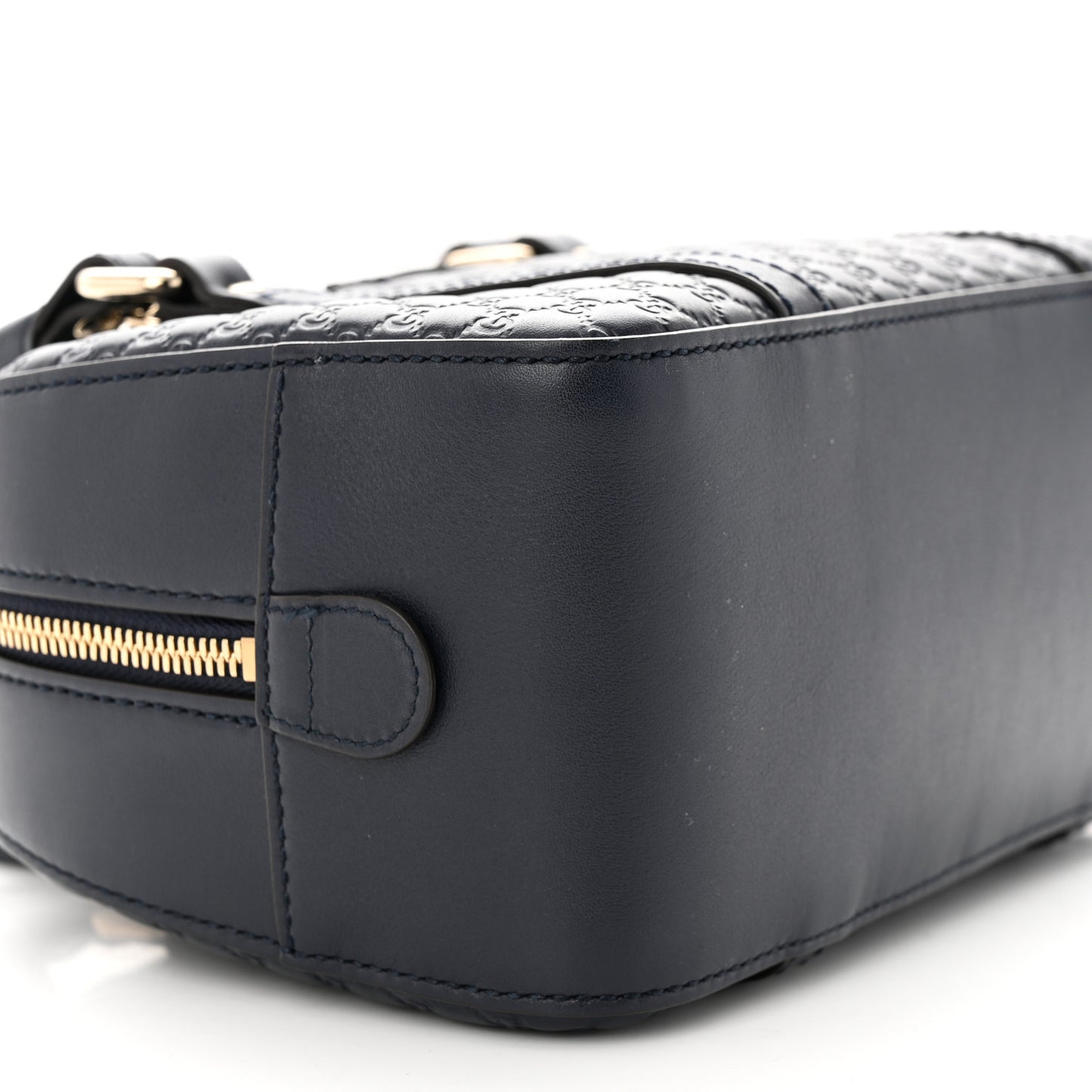 Soft Microguccissima Small Crossbody Bag Blue