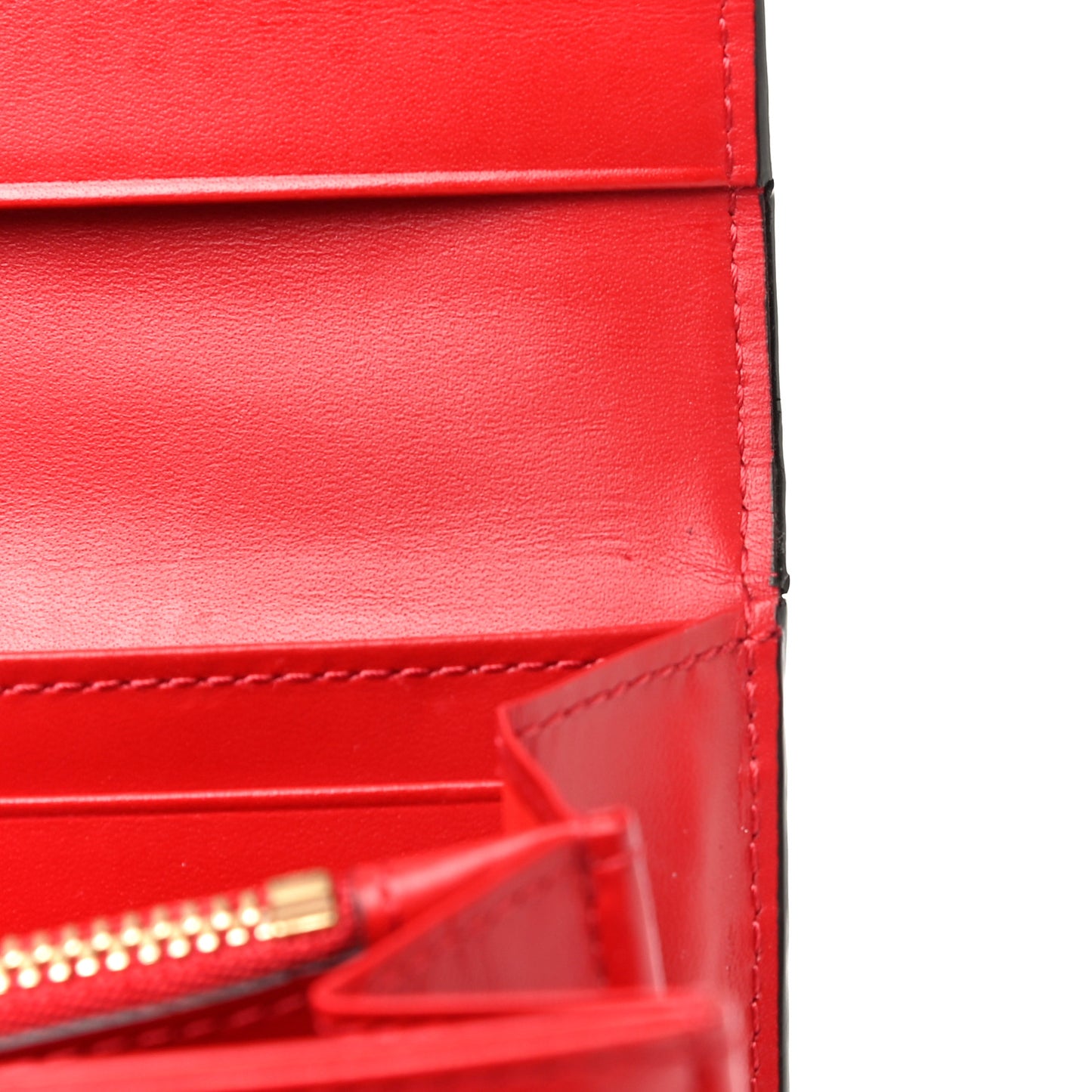 Visetos Continental Flap Wallet Cognac Red