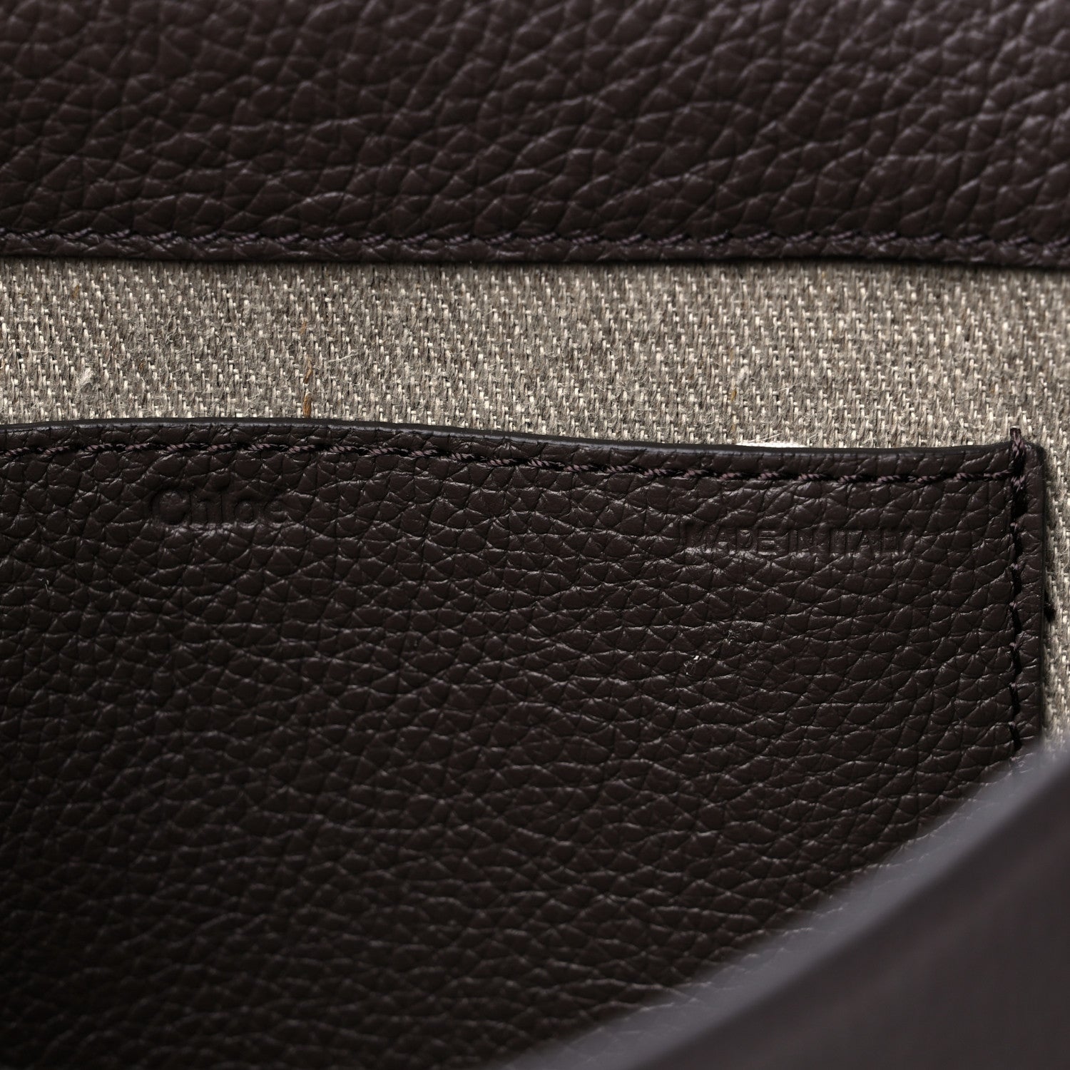Chloe Grained Calfskin Medium Marcie Saddle Bag Bold Brown 6 of 9