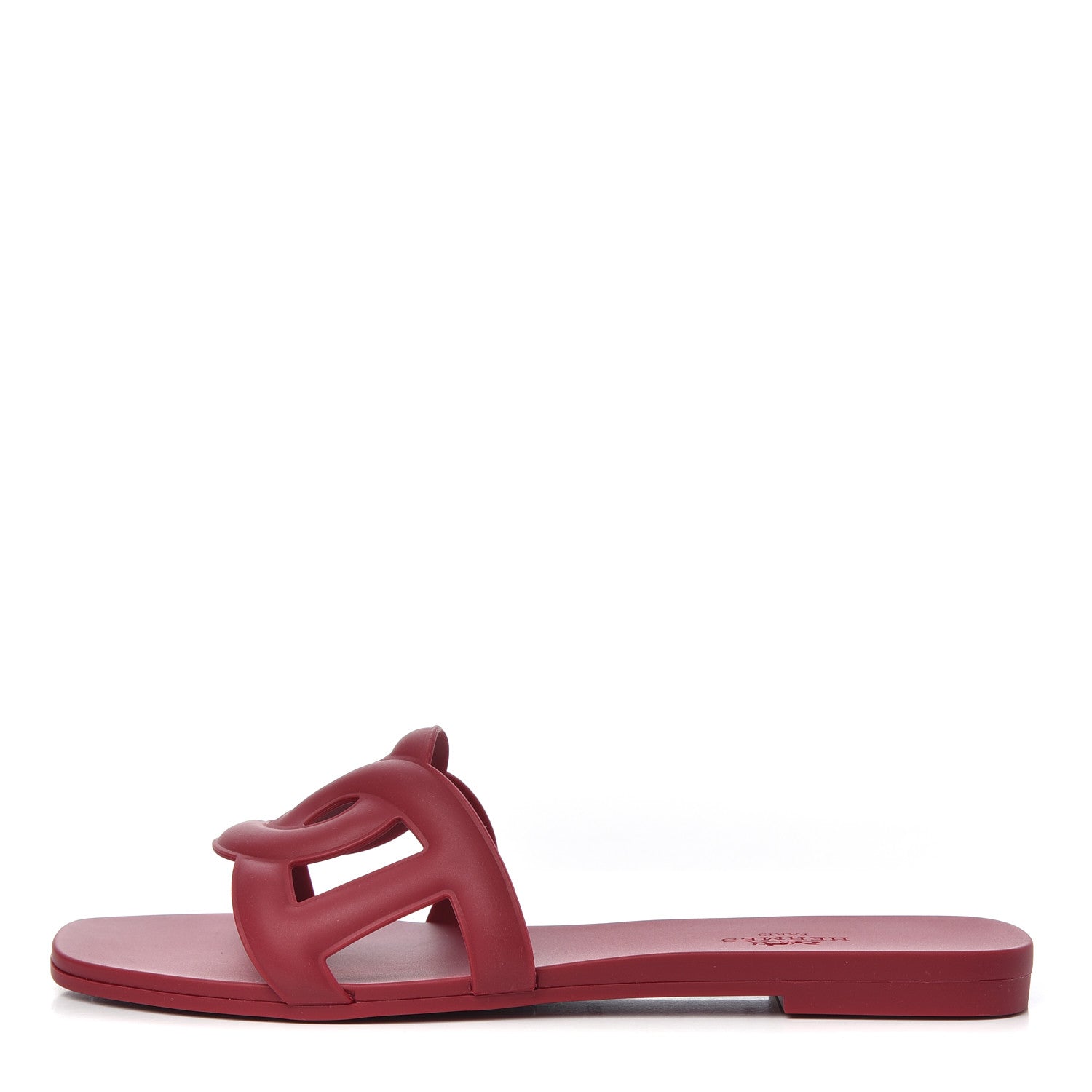 Hermes Rubber Aloha Sandals 36 Rose Baie 1 of 9