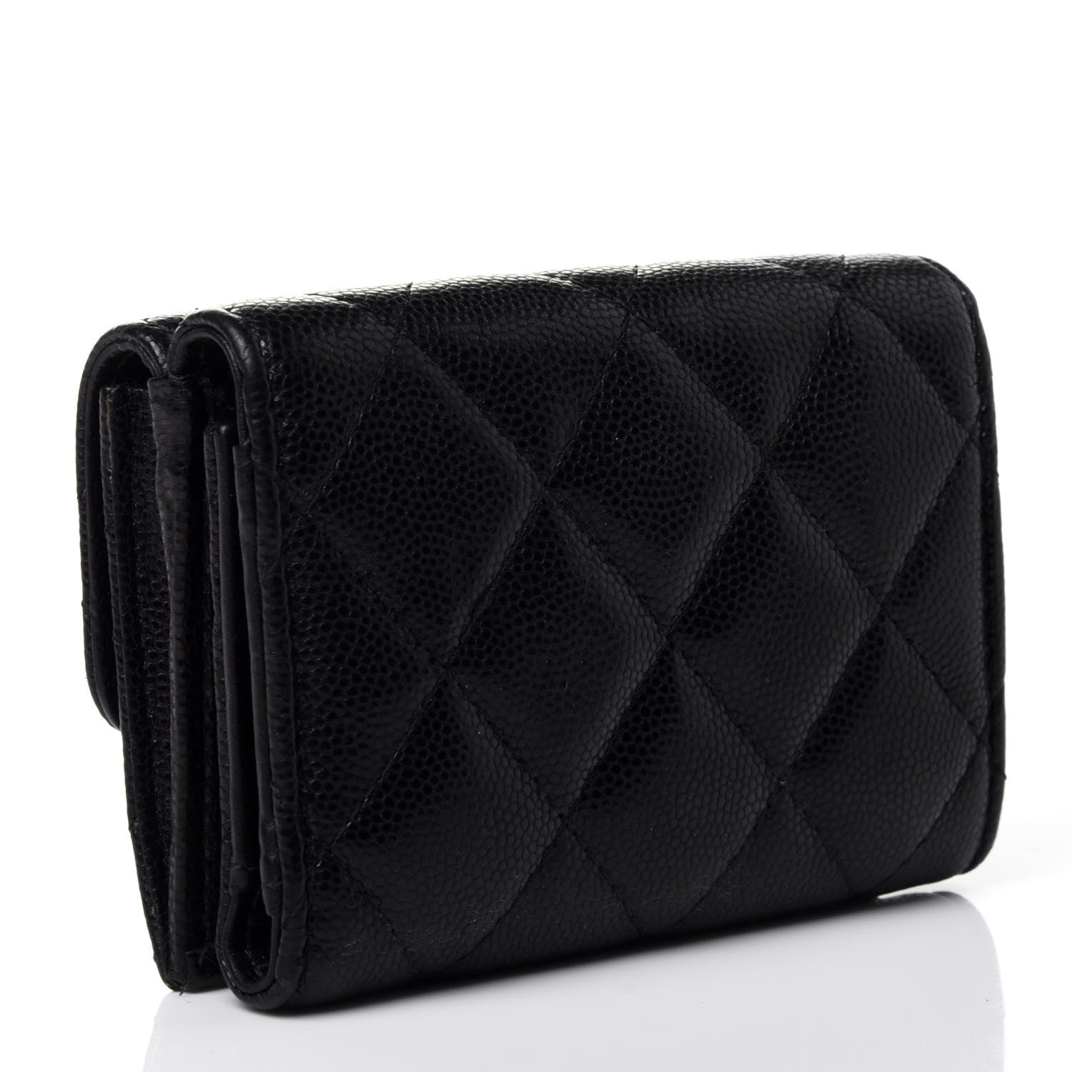 Chanel Caviar Quilted My Everything Small Flap Wallet Black 5 of 10