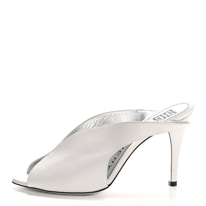 Givenchy Smooth Calfskin Lookbook 95mm Mules 37 White 1 of 11