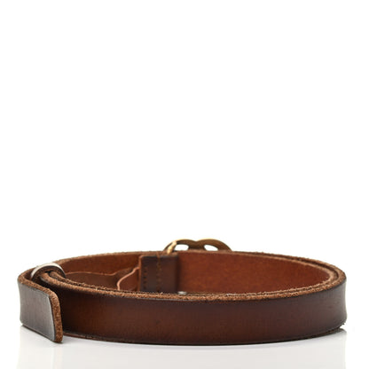 Gucci Faded Calfskin Double G 20mm Belt 85 34 Cuir 2 of 3