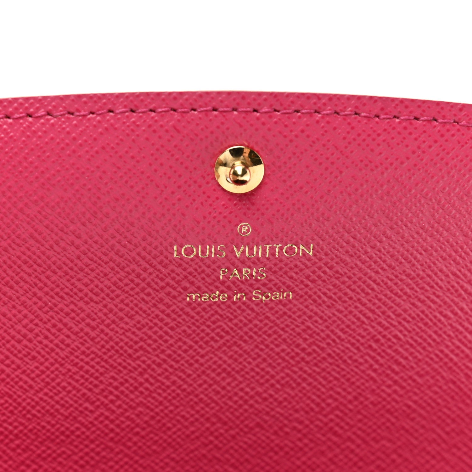 Louis Vuitton Monogram Bloom Flower Emilie Wallet Fuchsia 6 of 8