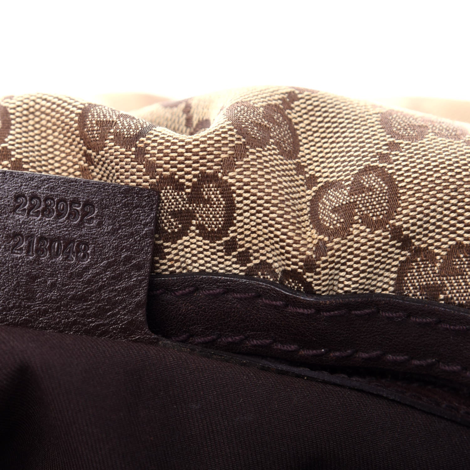 Gucci Monogram Medium Interlocking Hobo Dark Brown 7 of 11