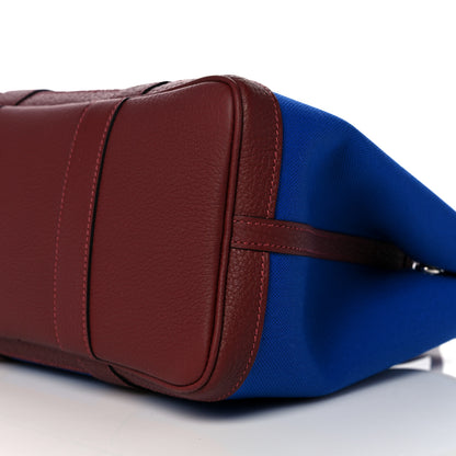 Hermes Toile Negonda Garden Party 30 TPM Bleu Bill Rouge H 9 of 10