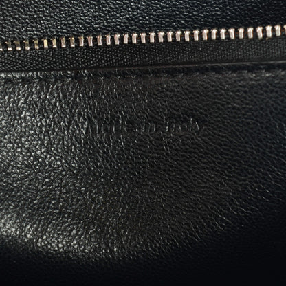 Celine Textured Calfskin Small Bi-Color Edge Shoulder Bag Black Cream 16 of 27
