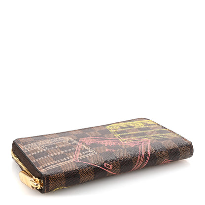 Louis Vuitton Damier Ebene 2014 Christmas Animation Zippy Wallet 4 of 6