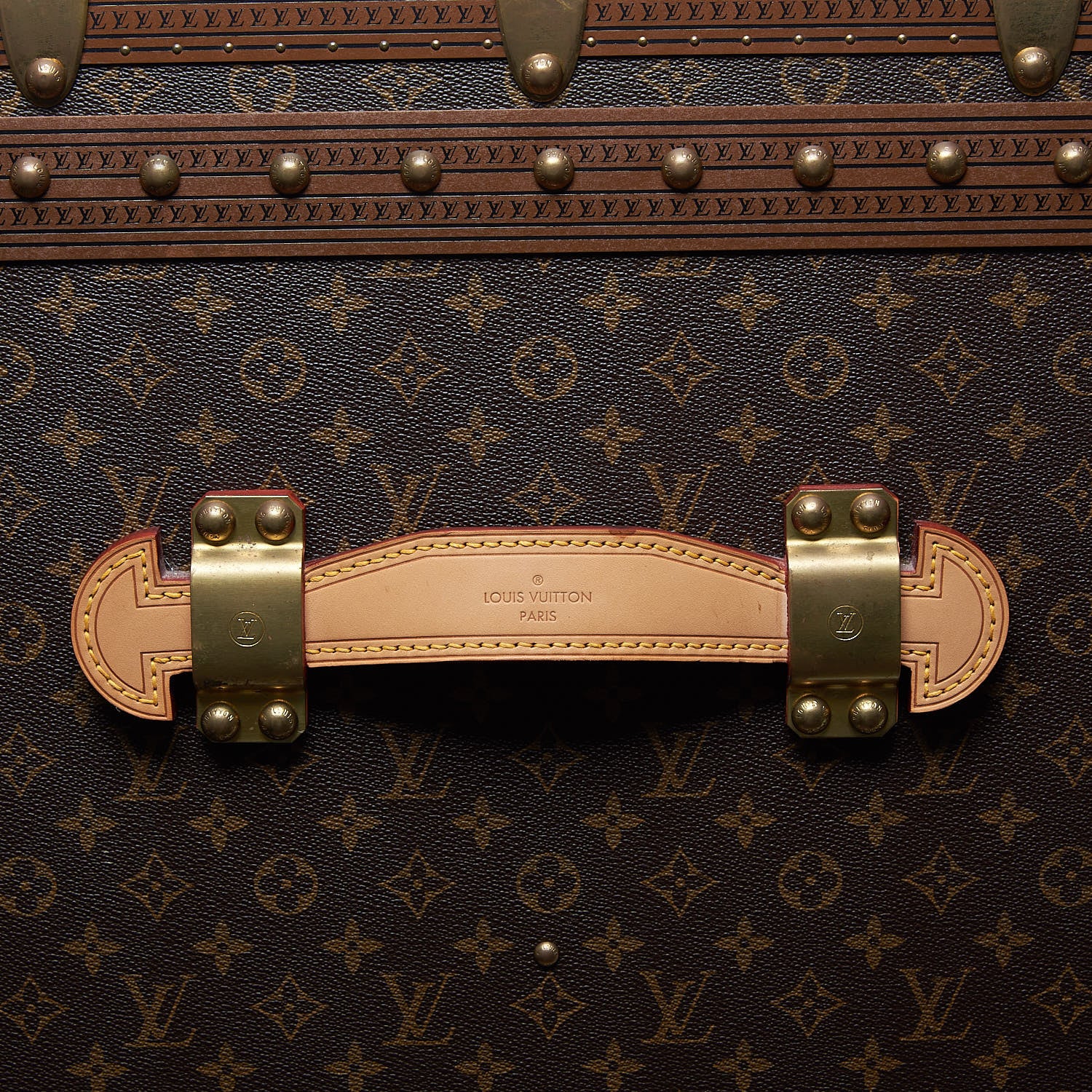 Louis Vuitton Monogram Malle Courrier Lozine Trunk 110 42 of 76