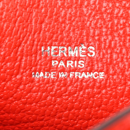 Hermes Tadelakt Chevre Mysore Kelly Quelle Idole Bag Charm Capucine Jaune De Naples Vert Vertigo Zanzibar 4 of 5