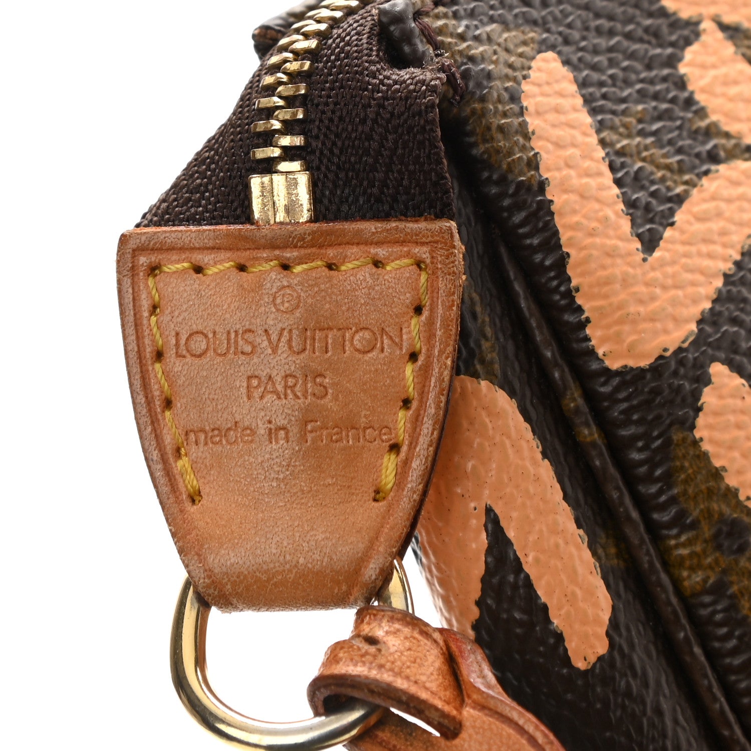 Louis Vuitton Monogram Graffiti Pochette Accessories Peach 6 of 8