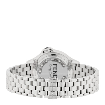 Fendi Stainless Steel Diamond Topaz 38mm Crazy Carats Rotating Gem Quartz Watch 5 of 7