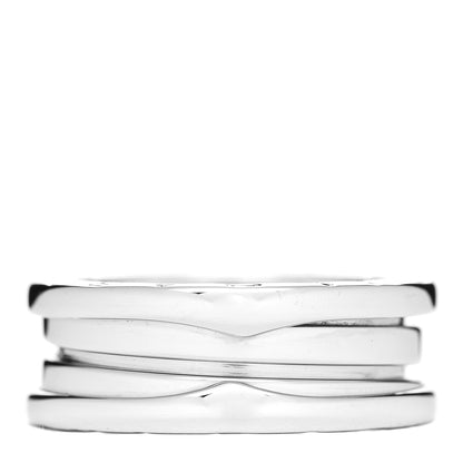Bulgari 18K White Gold B.Zero1 Two-Band Ring 53 6.25 3 of 5