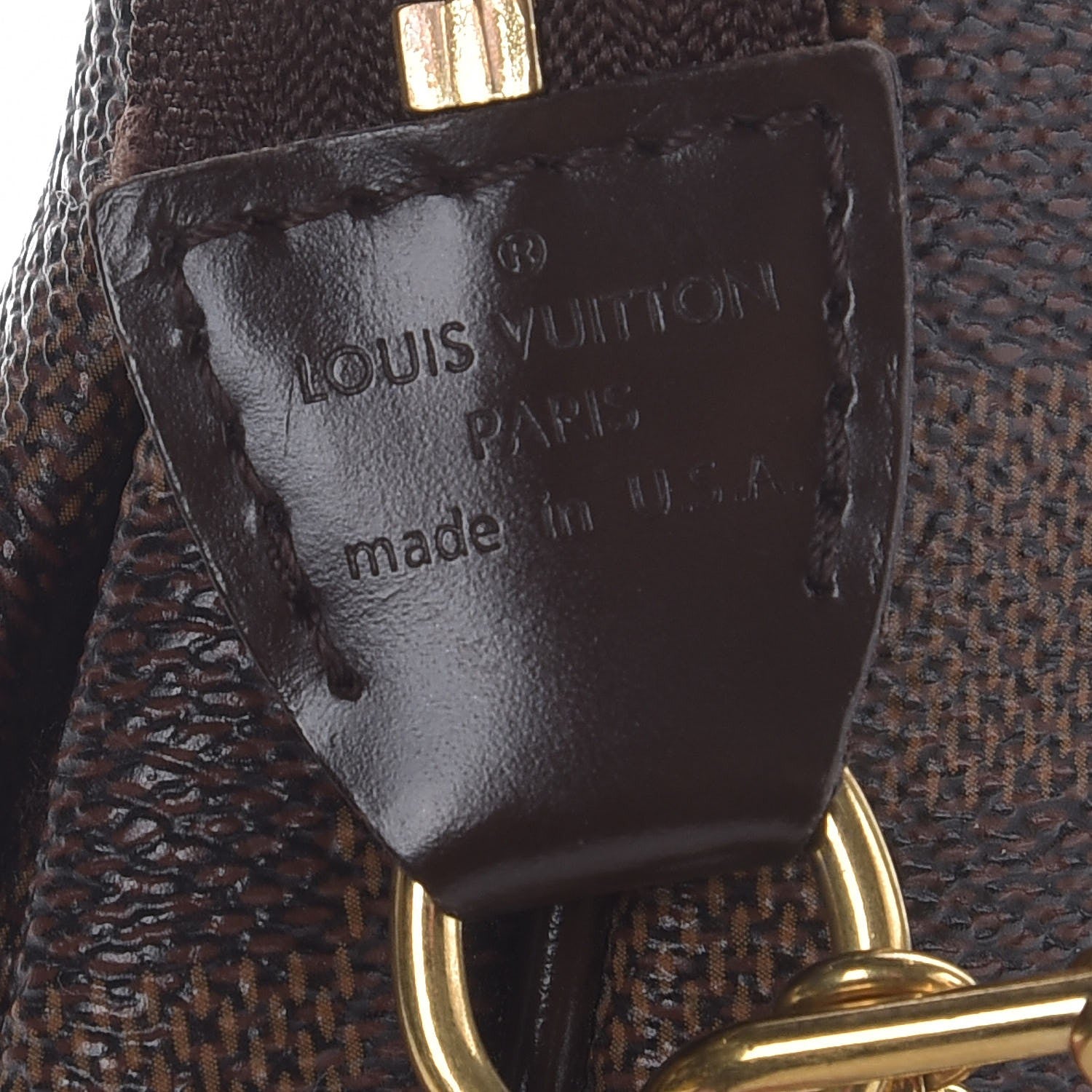 Louis Vuitton Damier Ebene Eva Clutch 6 of 7