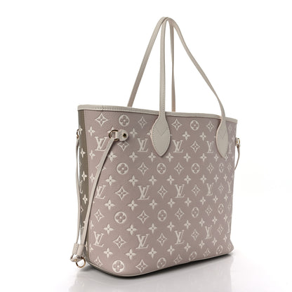 Louis Vuitton Empreinte Monogram Spring In The City Neverfull MM Kaki Beige Cream 4 of 9