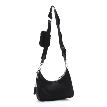 Prada Nylon Re-Edition 2005 Shoulder Bag Black 3 of 9