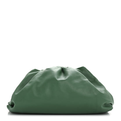 Bottega Veneta Smooth Butter Calf The Pouch Oversized Clutch Racing Green 1 of 11