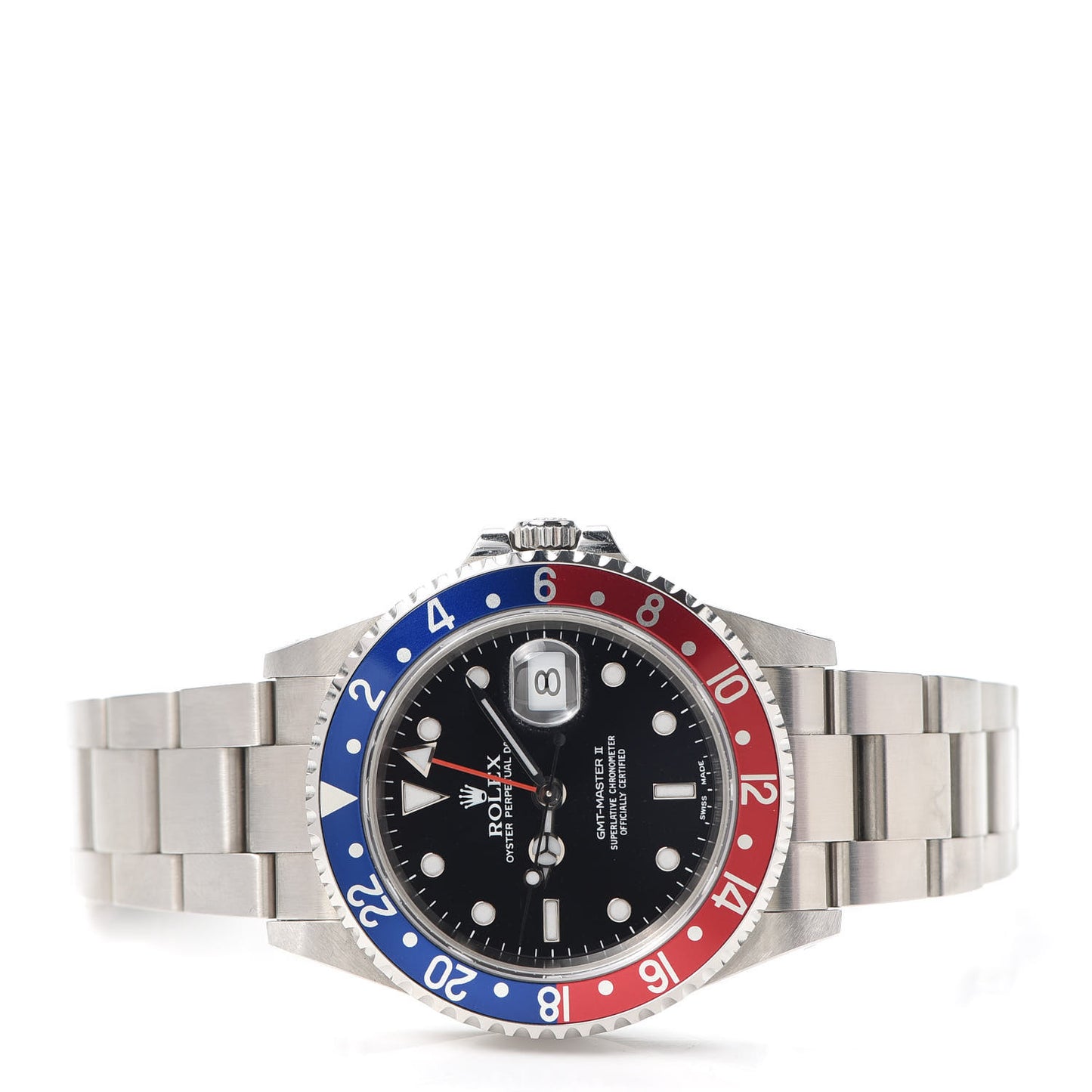 Stainless Steel 40mm Oyster Perpetual Date GMT Master Ⅱ Pepsi Watch 16710