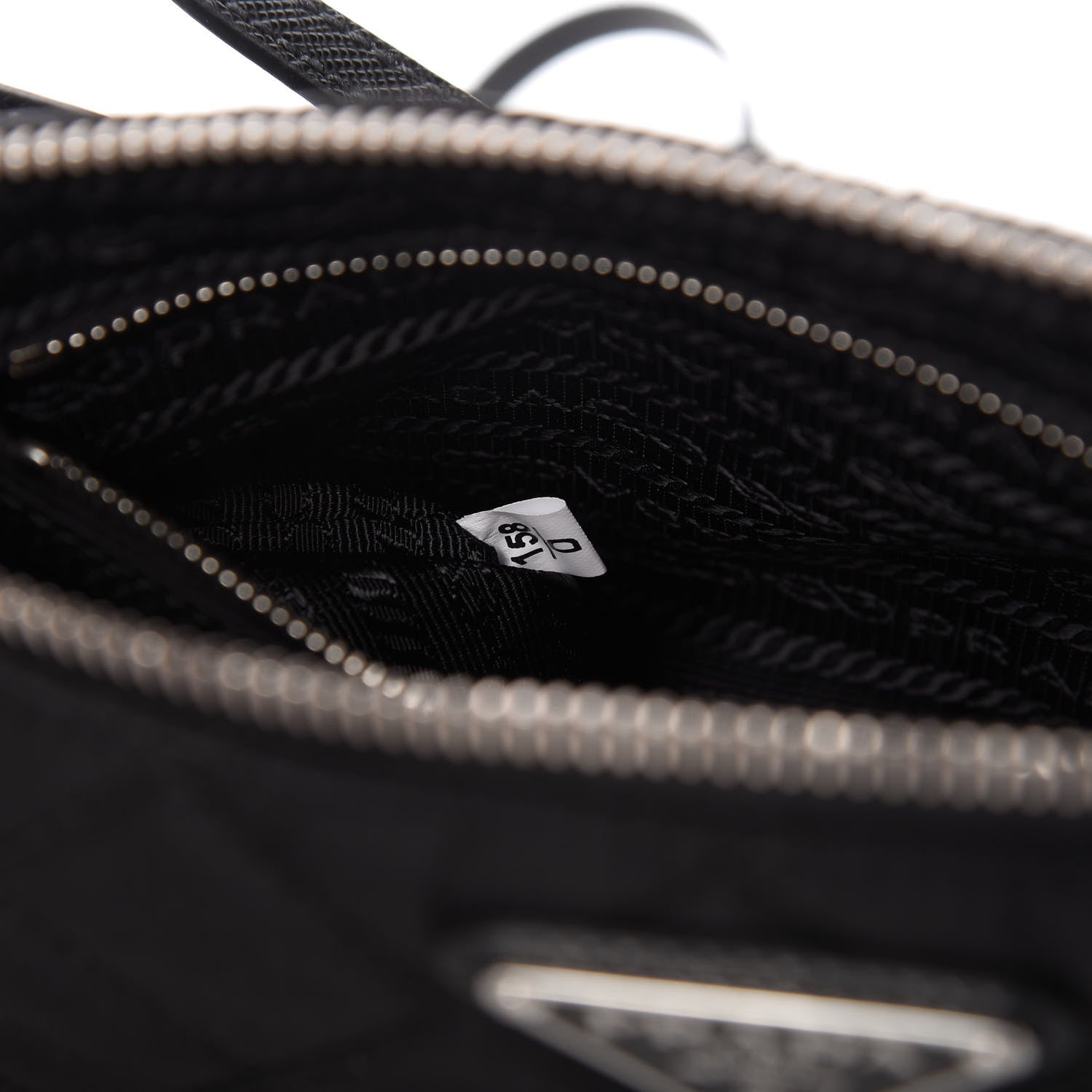 Prada Nylon Tessuto Impuntu Quilted Crossbody Bag Black 10 of 11