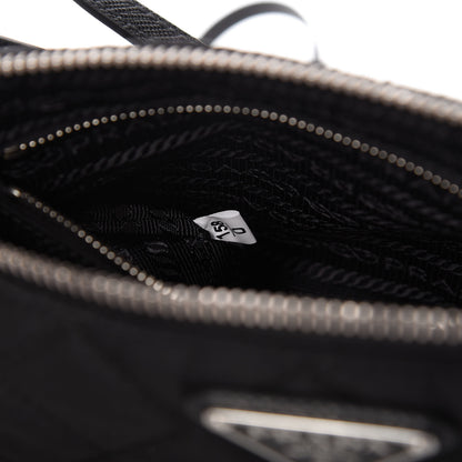 Prada Nylon Tessuto Impuntu Quilted Crossbody Bag Black 10 of 11