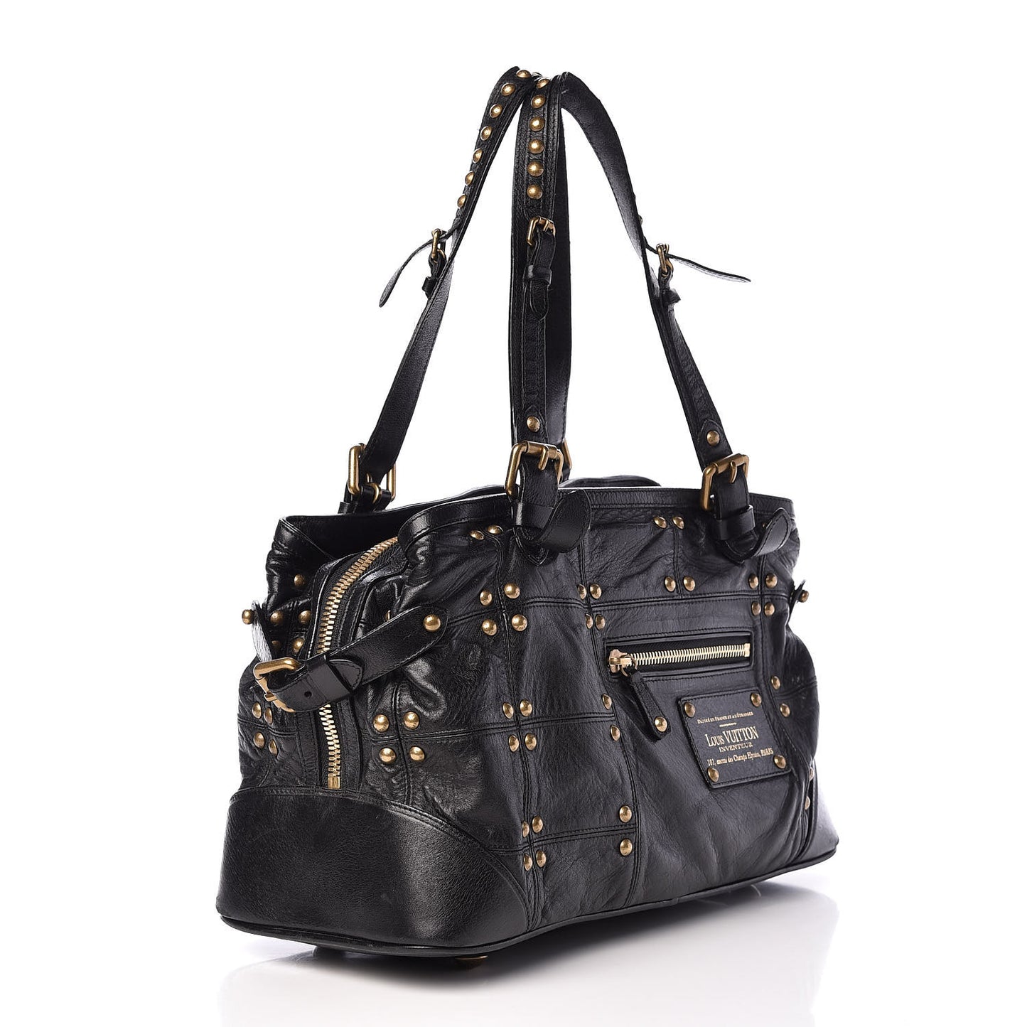 Lambskin Riveting Black