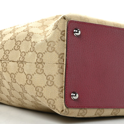 Gucci Monogram Large Eclipse Tote Red 8 of 9