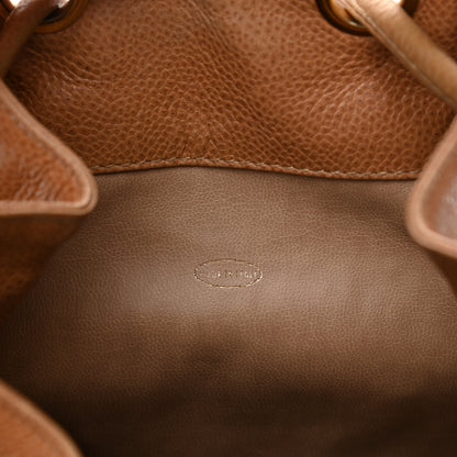 Chanel Caviar Drawstring Backpack Beige 8 of 17