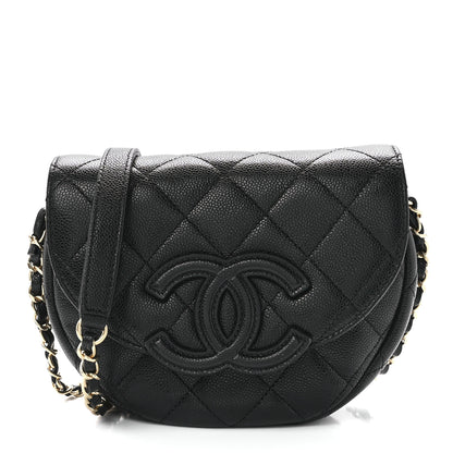 Chanel Caviar Quilted Mini Messenger Flap Black 1 of 11