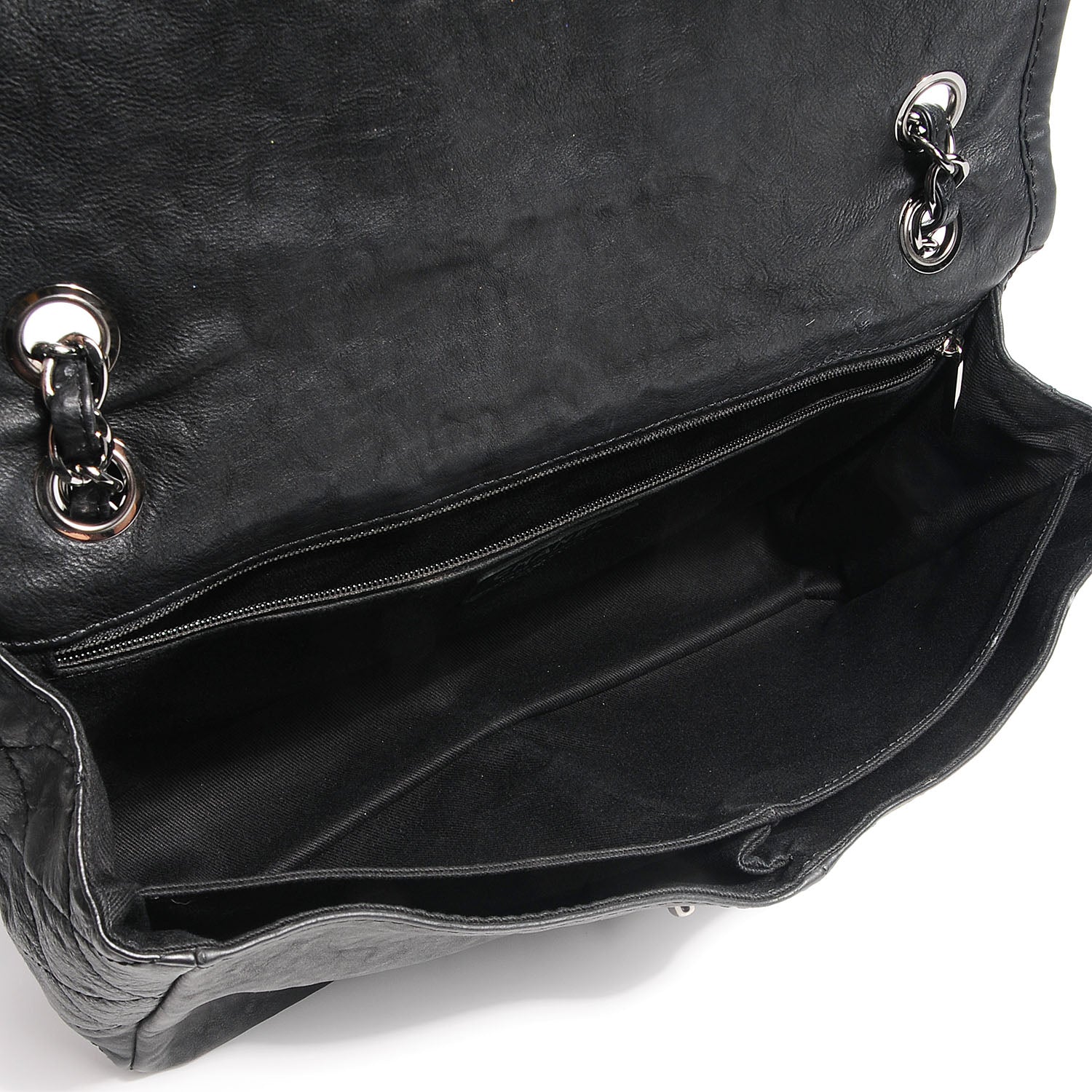 Chanel Calfskin Medium Natural Beauty Flap Black 5 of 8