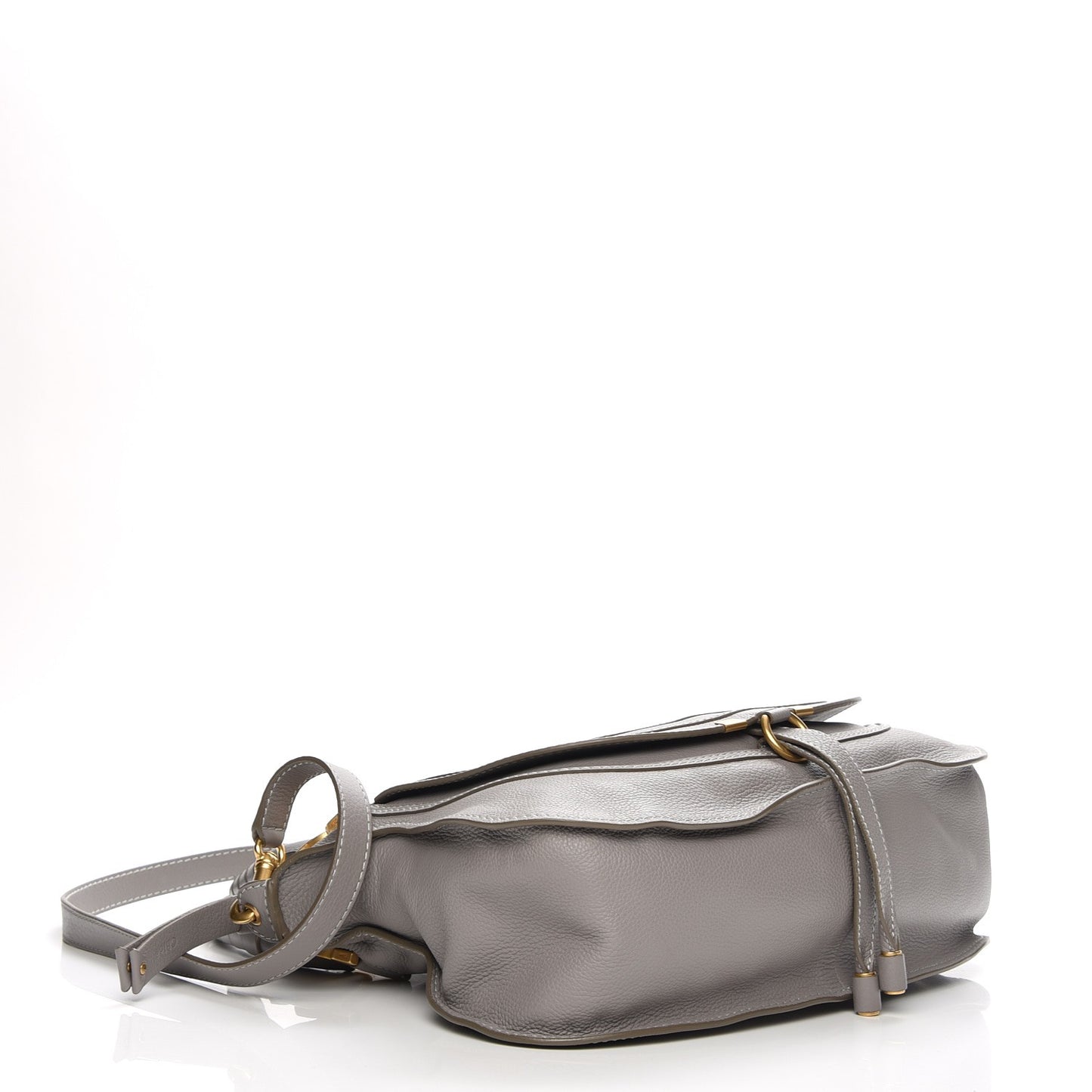 Calfskin Medium Marcie Satchel Cashmere Grey