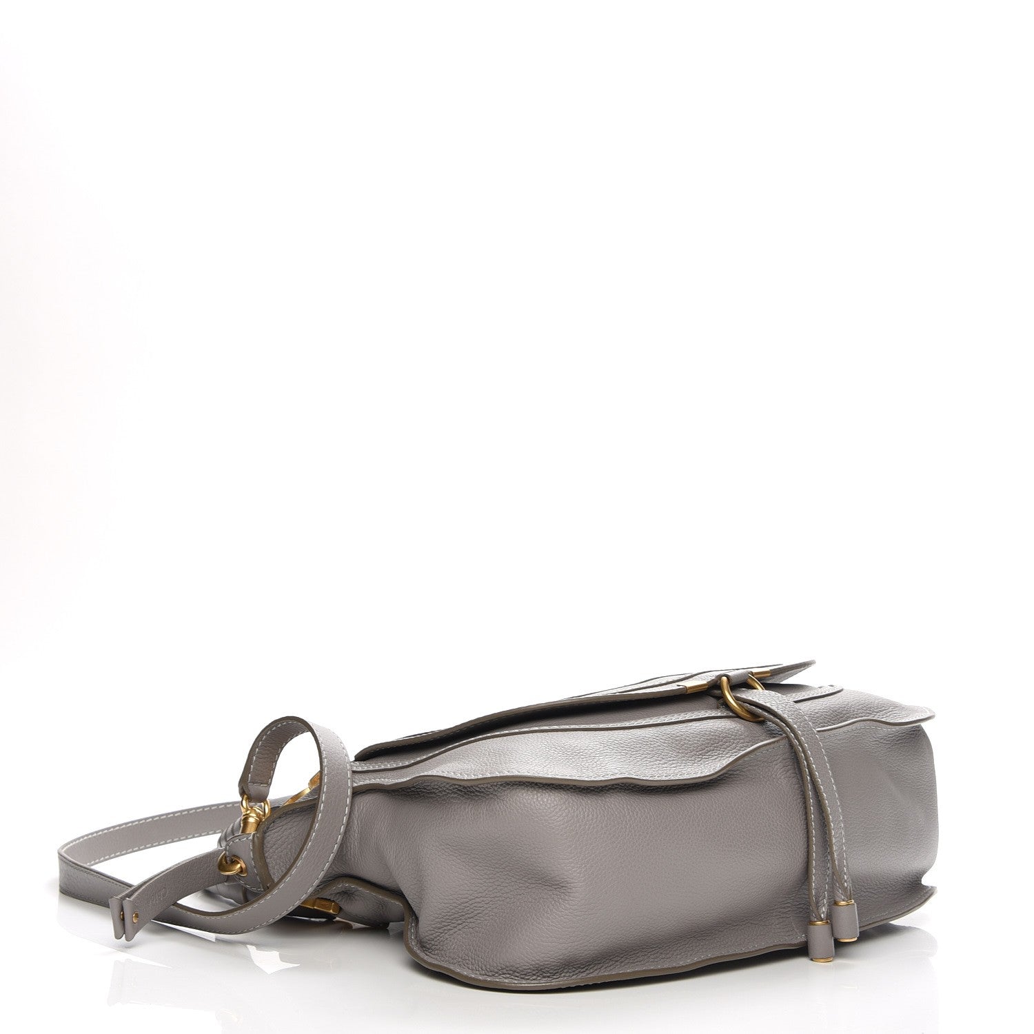 Chloe Calfskin Medium Marcie Satchel Cashmere Grey 5 of 8