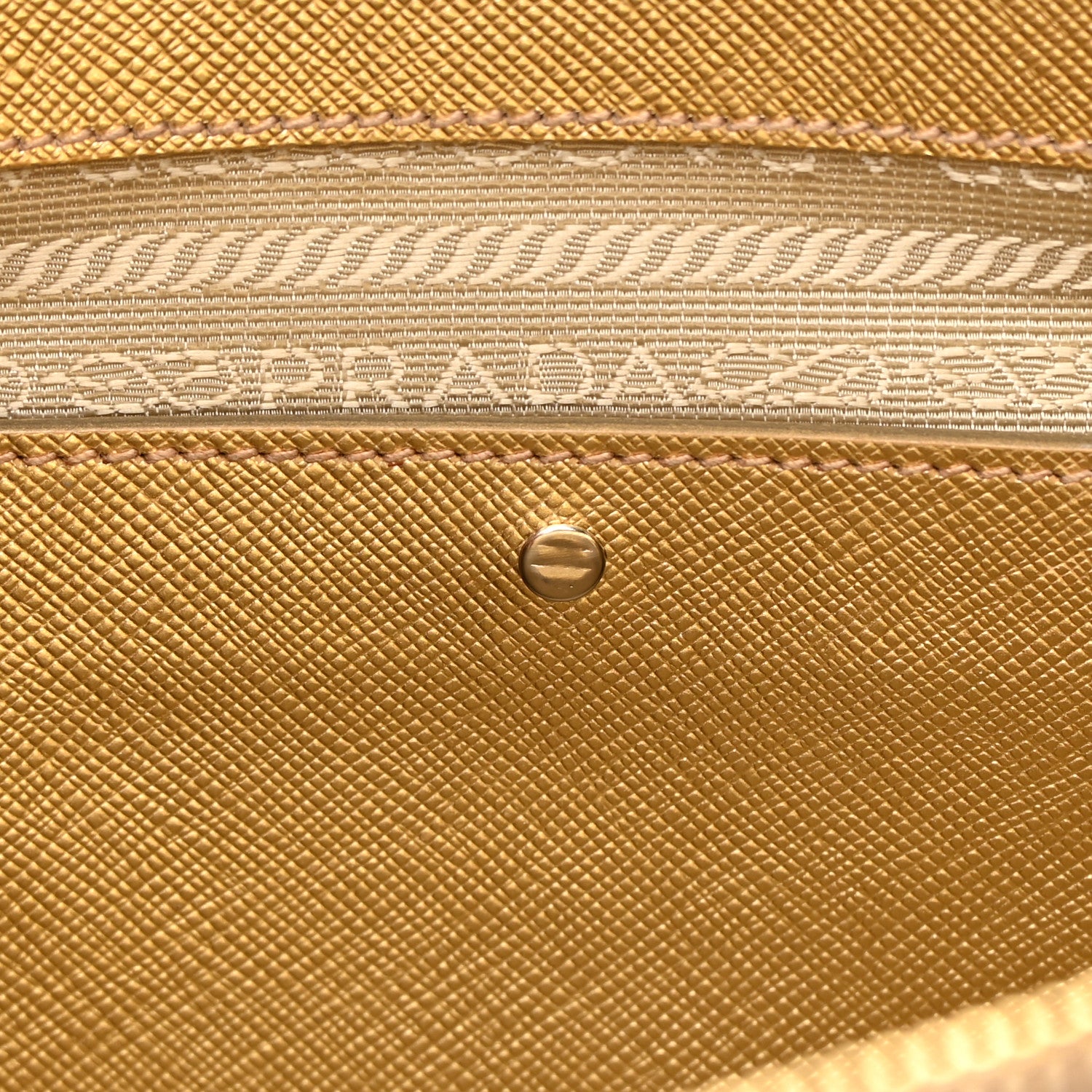 Prada Metallic Saffiano Small Galleria Double Zip Tote Platino 16 of 28