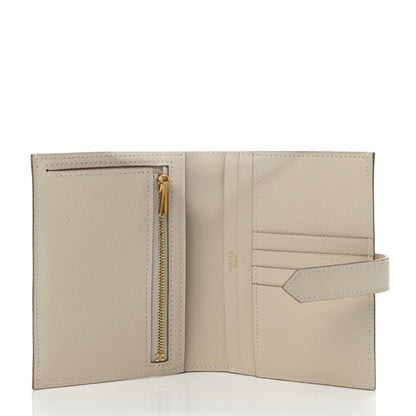 Hermes Epsom Bearn Compact Wallet Craie 4 of 5