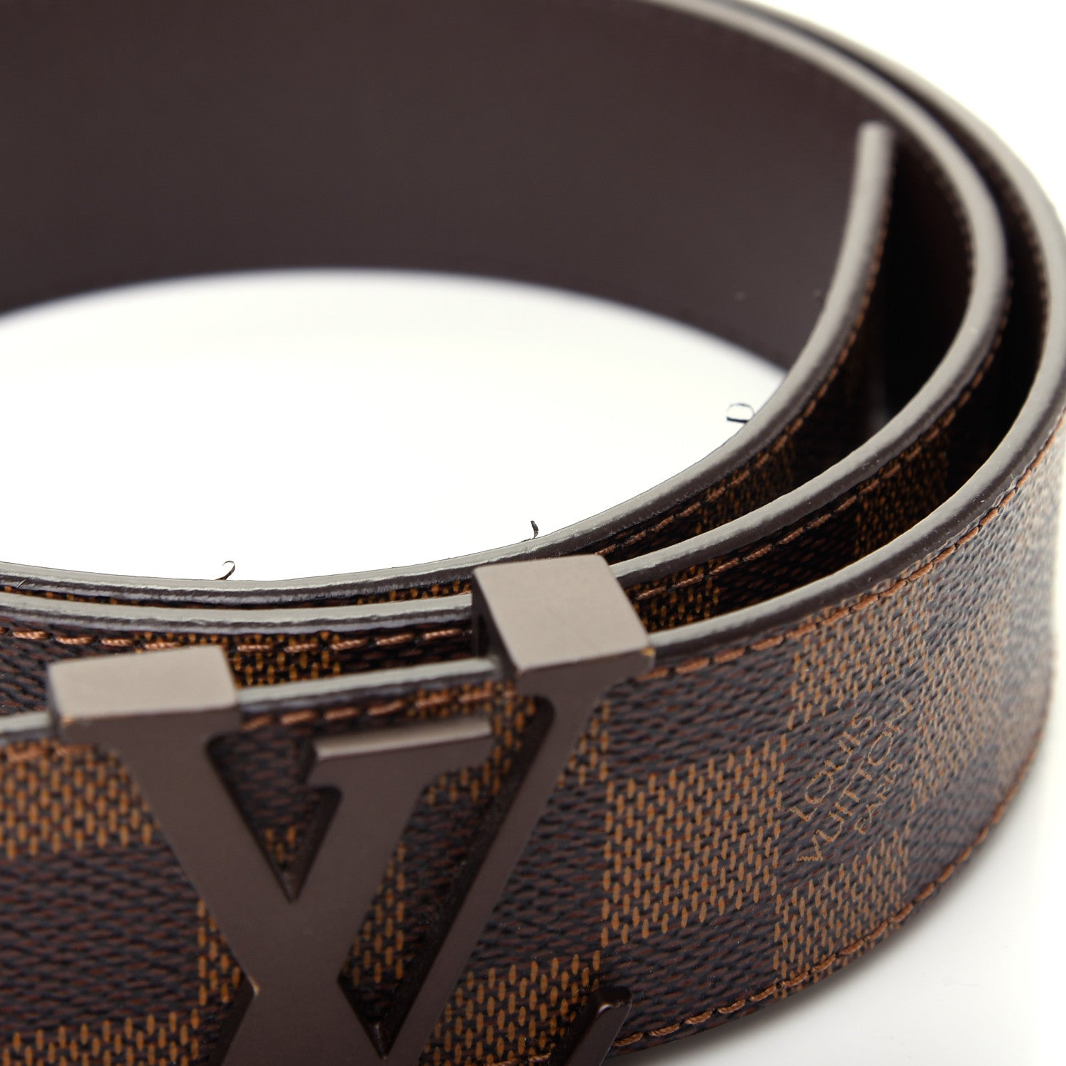Louis Vuitton Damier Ebene 40mm LV Initiales Belt 85 34 8 of 8