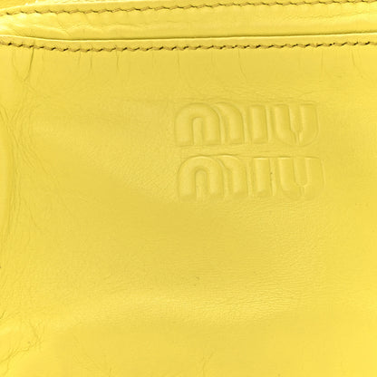 Miu Miu Nappa Pocket Bag Cedro 8 of 14